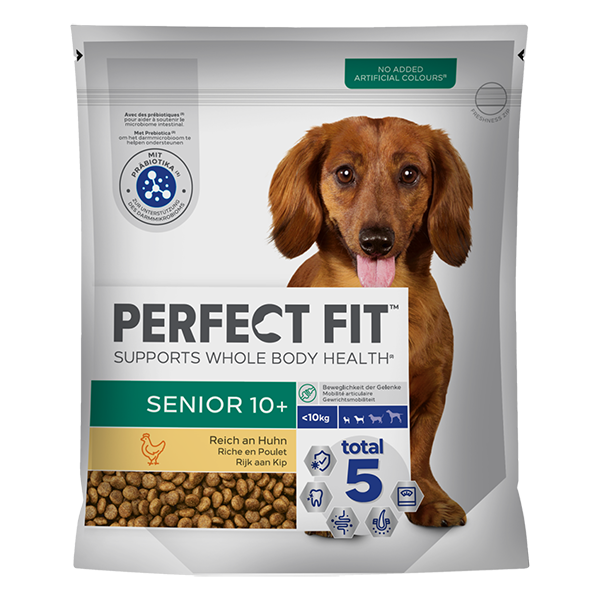 Senior 10+ <10kg Brokjes Rijk aan Kip 1,4 kg 