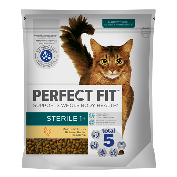 Sterile 1+ Brokjes Rijk aan Kip 1,4 kg